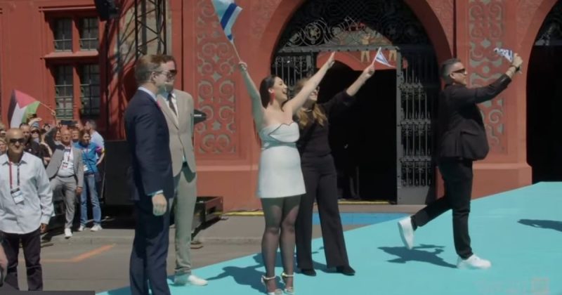 Escalating Protest: Pro-Palestinian Demonstrator Blocks Yuval Raphael’s Path at Eurovision 2025