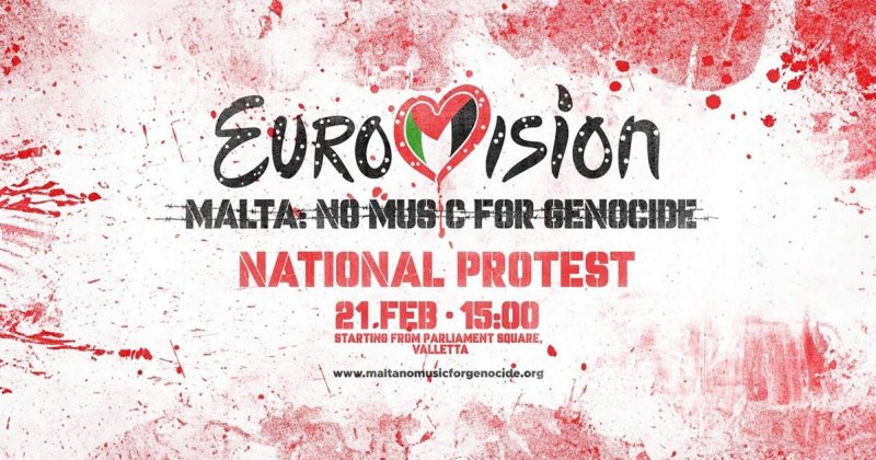 Malta Protest Targets Eurovision 2026: Calls for Withdrawal Over Israel’s Participation in Valletta
